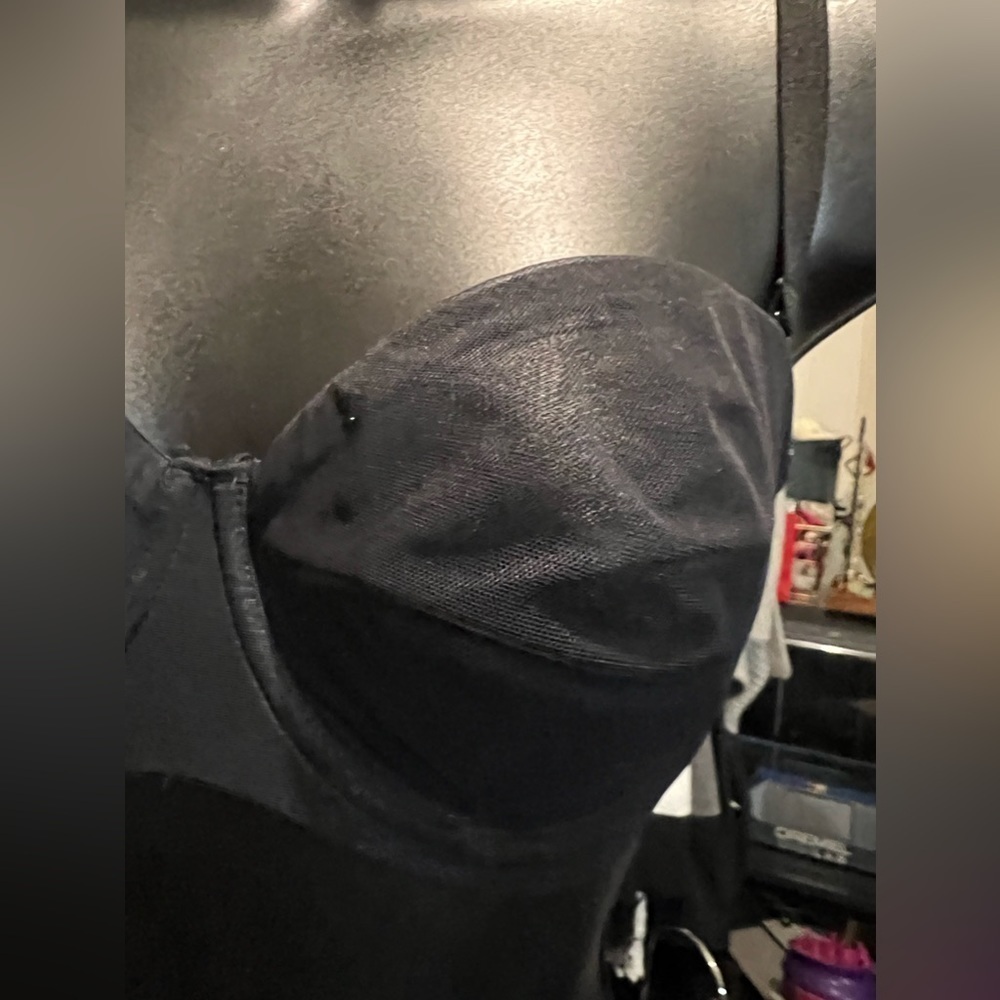 NWT SKIMS Bra 32DD Black - Picture 10 of 11